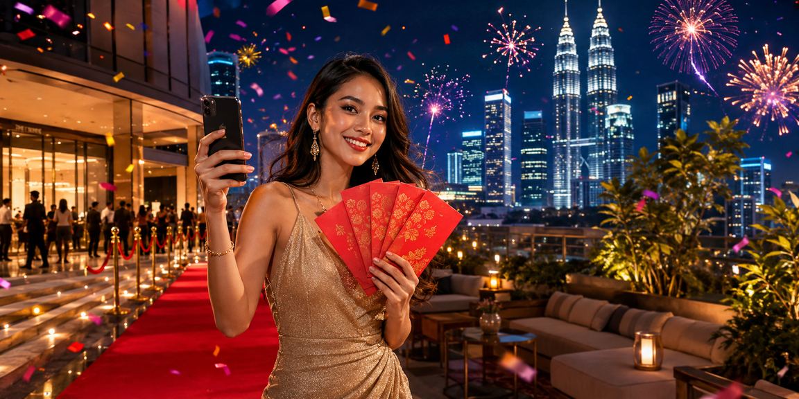 Sampul merah bonus di Kuala Lumpur sebagai tanda jenis ganjaran dalam kasino dalam talian